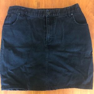 Ralph Lauren black denim skirt